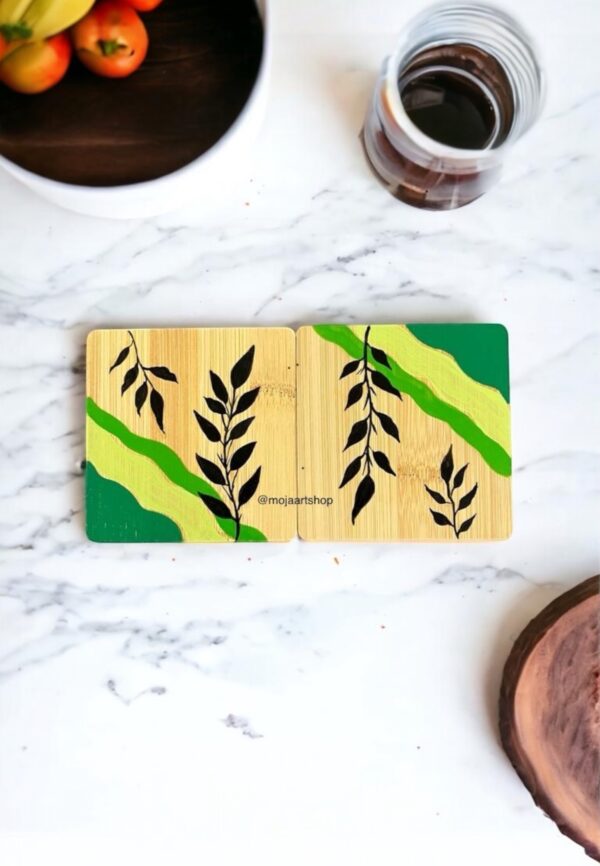 Coaster set in Boho design